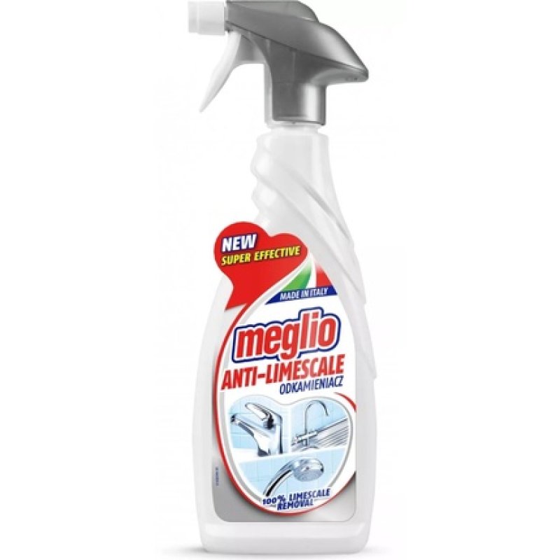 Meglio Anti-Limescale Spray 650 Ml - Effective Descaler For Household Use