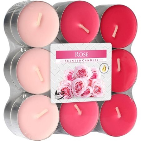 Bispol Rose Scented Tealights 18 Pieces