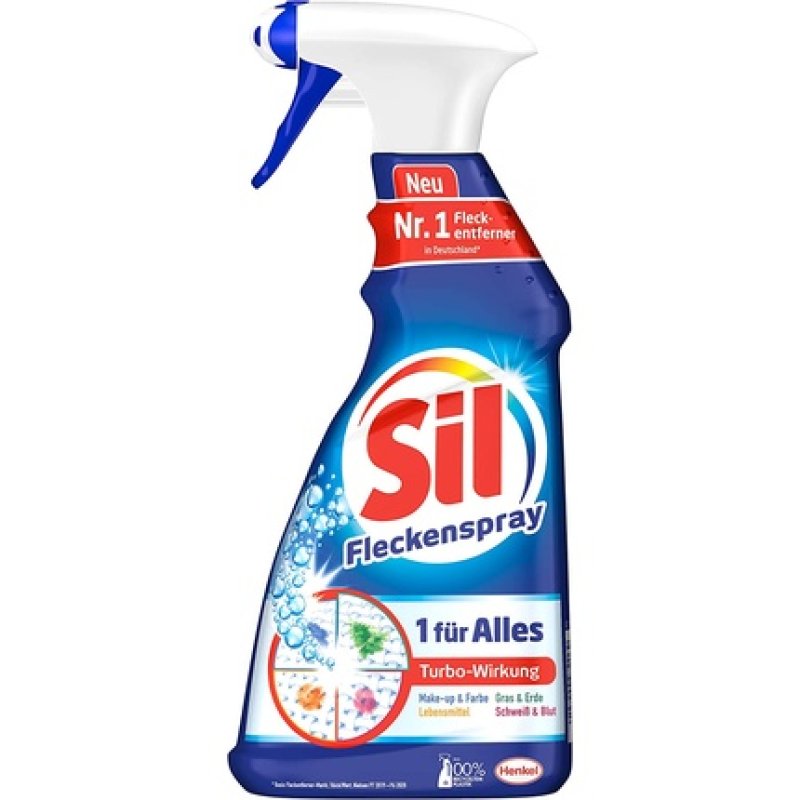 Sil 1 For Everything Spot Spray, 500 Ml, Spot Remover With Turbo Effect For Everyone
