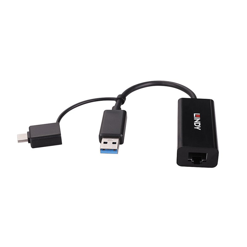 Lindy USB 3.2 Gen 1 Gigabit Ethernet Converter