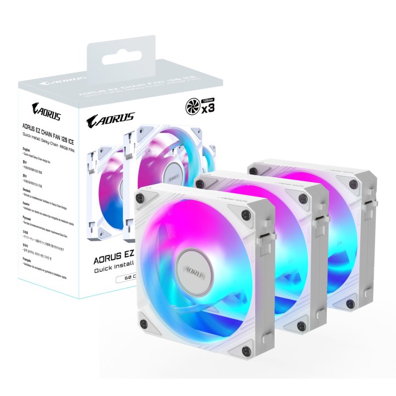 Case Acc GBT Fan AORUS EZ CHAIN FAN 120 ICE (3P)