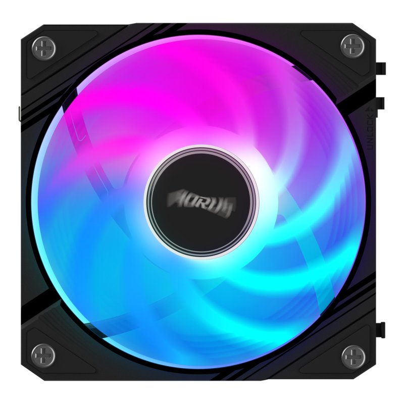 GIGABYTE AORUS EZ CHAIN FAN 120 Processeur Refroidisseur de liquide tout-en-un 12 cm Noir