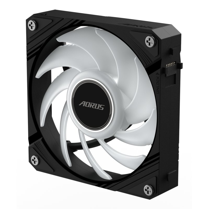 GIGABYTE AORUS EZ CHAIN FAN 120 Processeur Refroidisseur de liquide tout-en-un 12 cm Noir