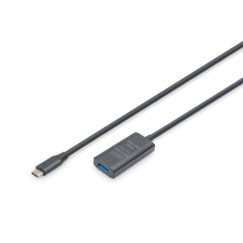 Digitus Active USB 3.2 Gen1 5G extension cable, USB-C - USB-A, 5m