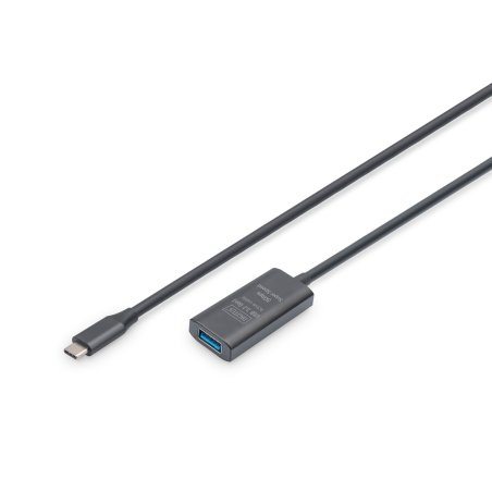 Digitus Câble d'extension actif USB 3.2 Gen1 5G, USB-C - USB-A, 5m