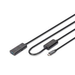 Digitus Active USB 3.2 Gen1 5G extension cable, USB-C - USB-A, 10m