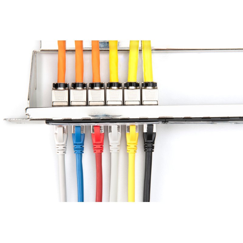 Patch panel Digitus 24P modular 1HE black
