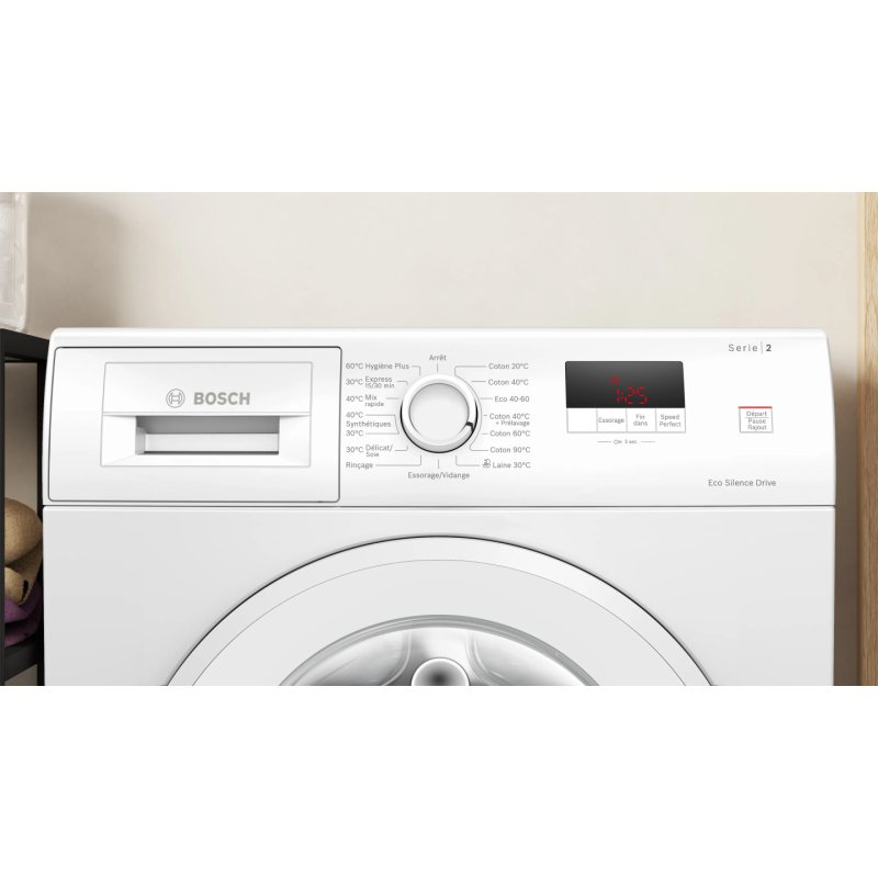 Bosch Serie 2 WGE02201FR washing machine Front-load 7 kg 1200 RPM White