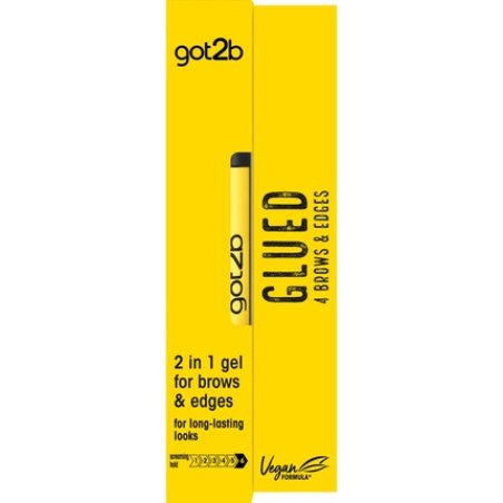 Got2b Eyebrow Fixing Gel and Baby Hairs Fiber Brush 16ml