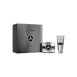 Mercedes-Benz Sign Your Attitude for Men 2 Piece Gift Set 3.4oz EDP Spray 2.6oz Shower Gel