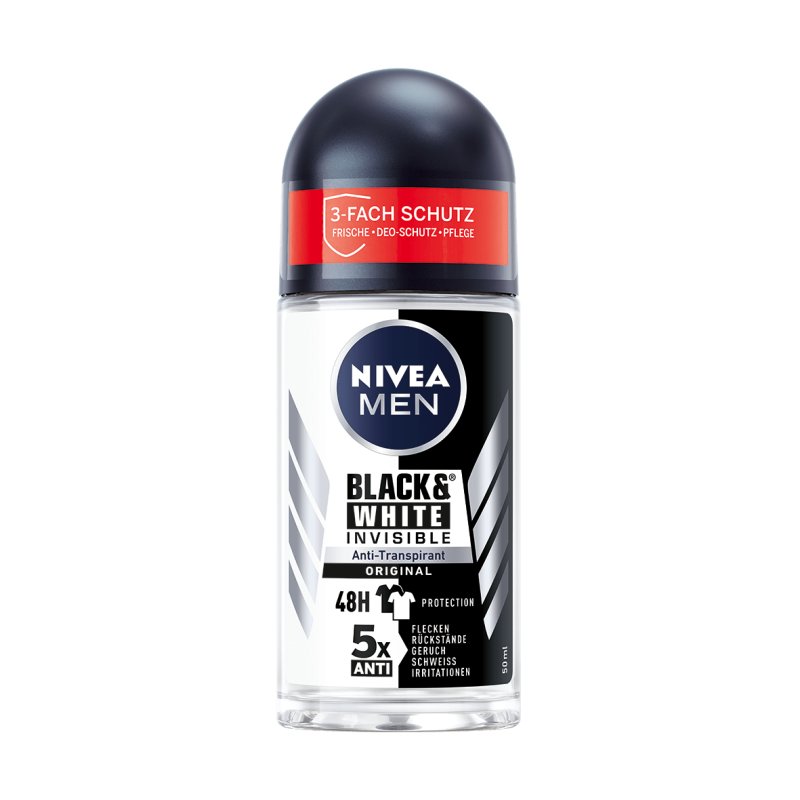 NIVEA Men Black & White Invisible Original Roll deodorant 50 ml 1 pc(s)