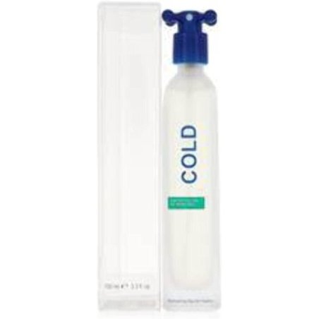 COLD by Benetton Unisex Eau De Toilette Spray 3.4 oz