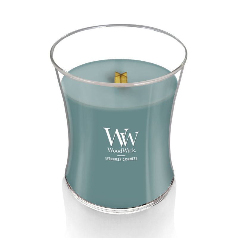WoodWick Evergreen Cashmere bougie en cire Cylindre Vert 1 pièce(s)