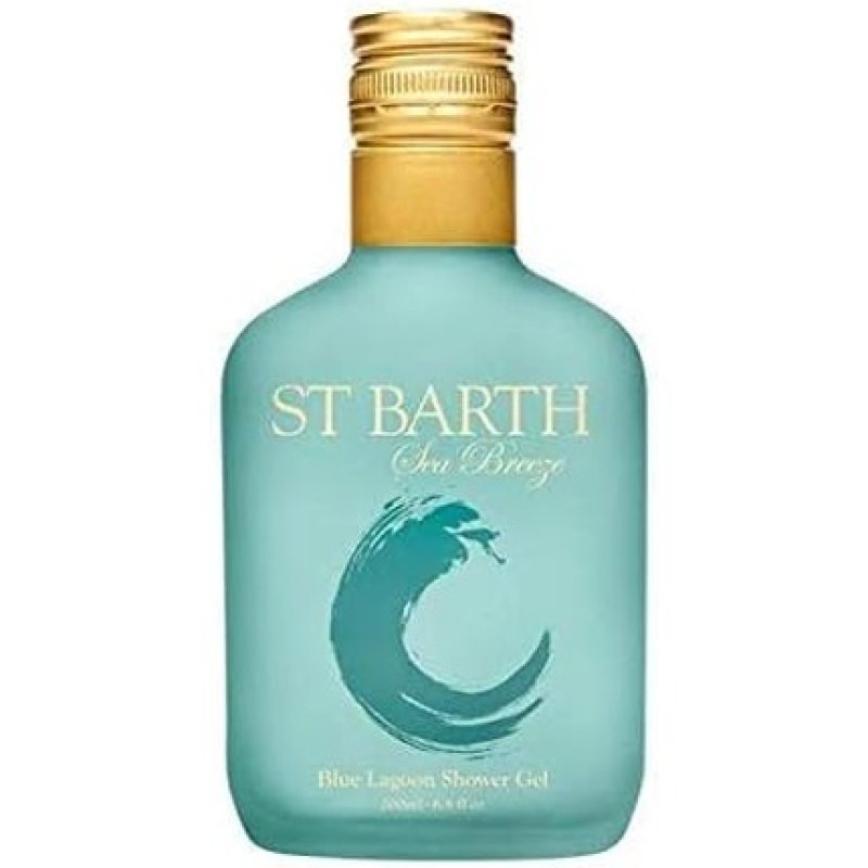 St Barth Sea Breeze Blue Lagoon Gel Shower Bubble Bath 200ml