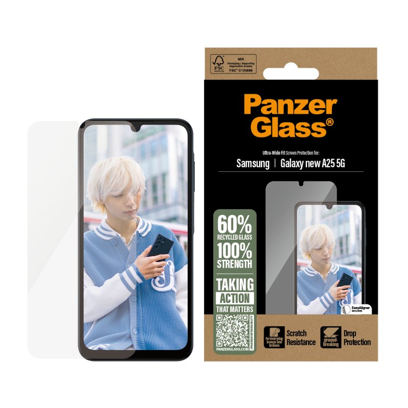 PanzerGlass - Screen Protector Galaxy new A25 5G Ultra UWF