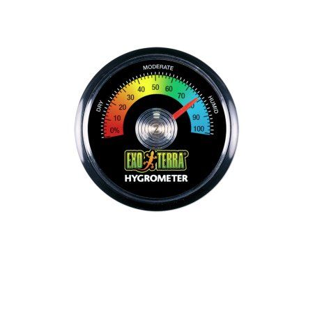 Exo Terra PT2466 hygromètre et psychromètre Terrarium Noir