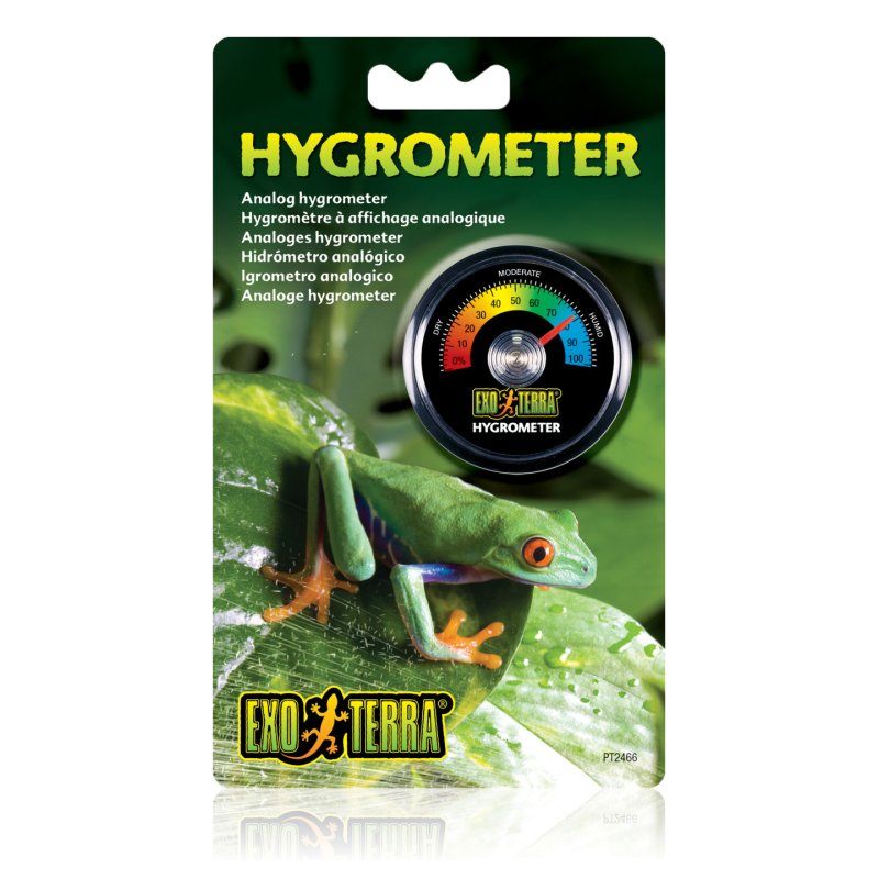 Exo Terra PT2466 hygrometer/psychrometer Terrarium Black