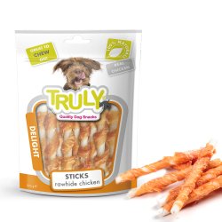 Truly - Chicken Jerky Rawhide Twisted - 325g