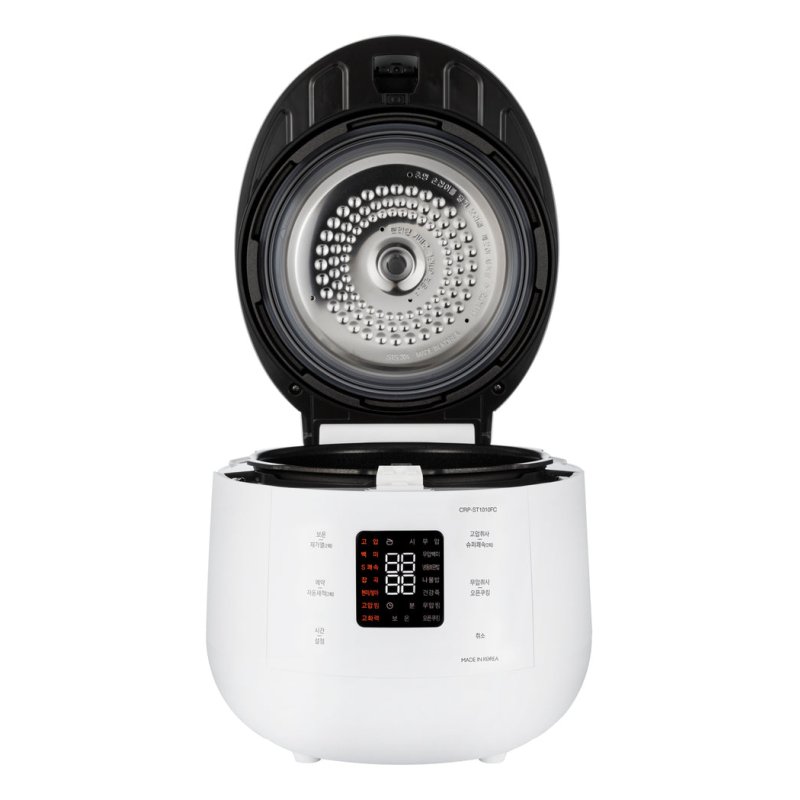 Cuckoo CRP-ST1009F cuiseur à riz 1,8 L 1150 W Champagne, Blanc