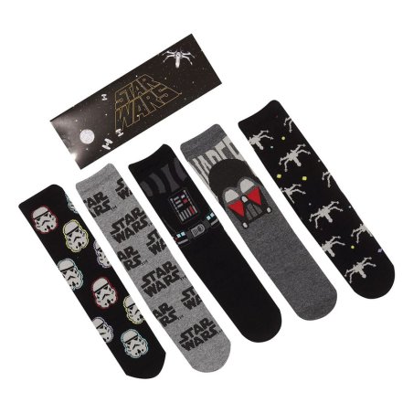 Star Wars pack 5 paires de chaussettes Dark Side L-XL