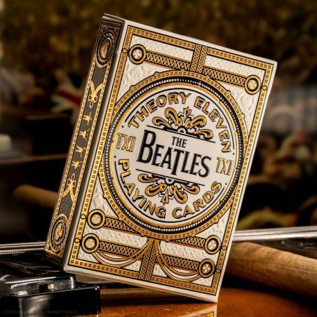 The Beatles jeu de cartes à jouer White Special Edition