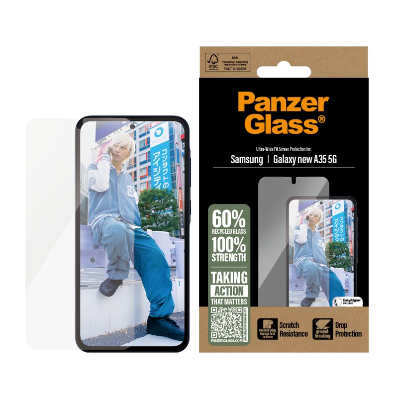 PanzerGlass - Screen Protector Galaxy new A35 5G Ultra UWF
