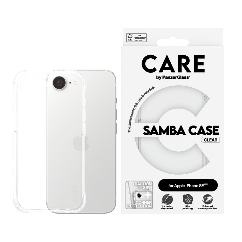 PanzerGlass CARE by PG FS TP iPhone SE 25 coque de protection pour téléphones portables Housse Transparent