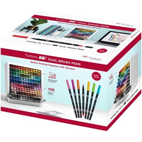 Tombow ABT-108C-ORGA stylo-feutre Multicolore