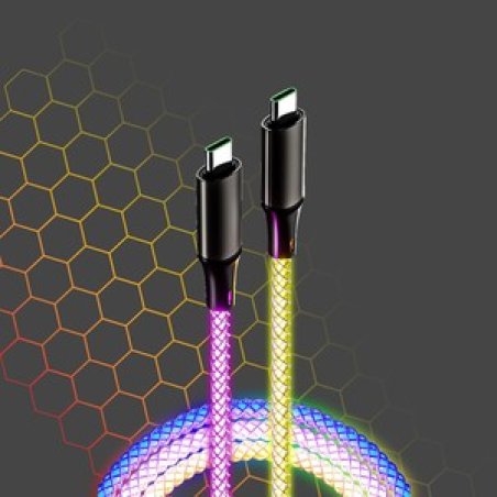 CABLE LUMINEUX RGB USB-C USB-C 1M