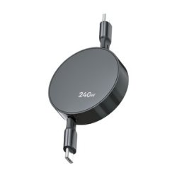 CABLE RETRACTABLE USB-C USB-C 240W 1M