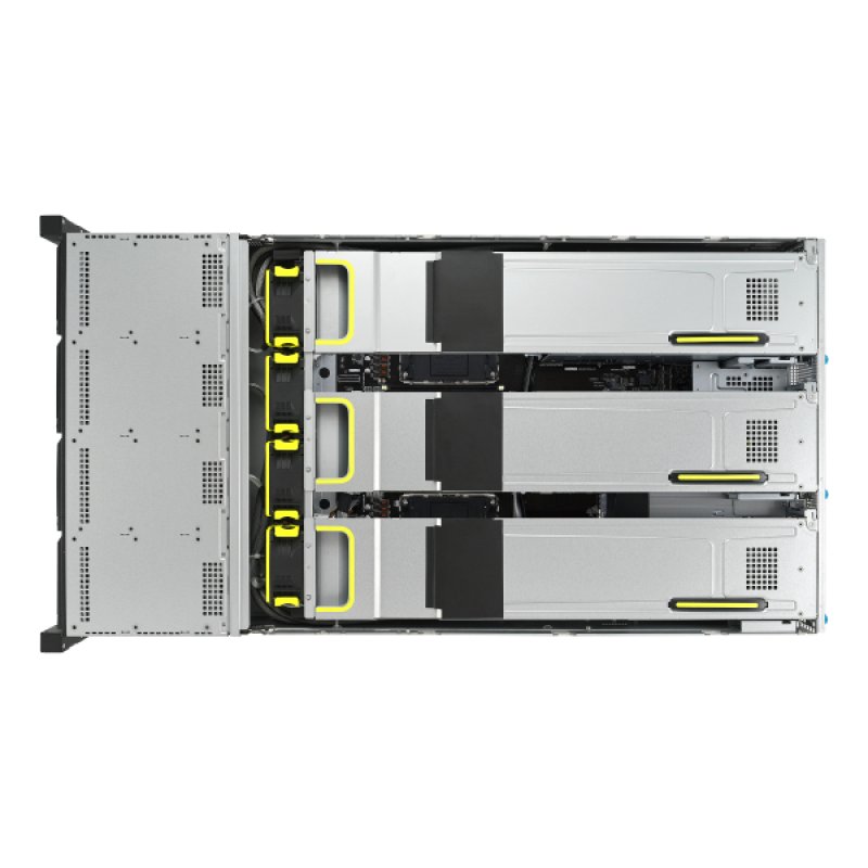 ASUS RS720-E11-RS12U Intel C741 Rack (2 U) Noir, Acier