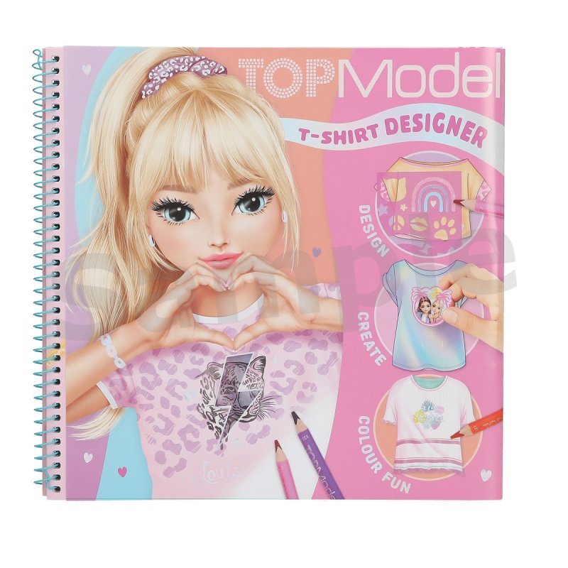 Topmodel - TOPModel T-Shirt Designer Colouring Book (413585)
