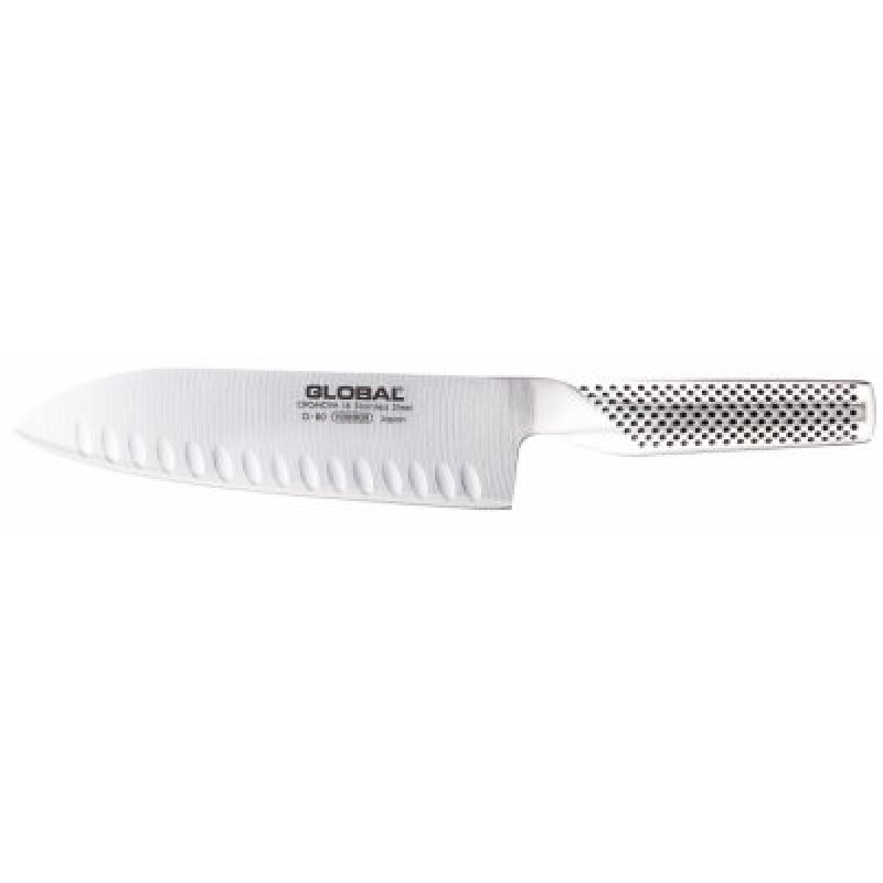 Global - Santoku Knife with Granton Edge - 18 cm