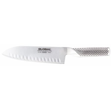 Global - Santoku Knife with Granton Edge - 18 cm