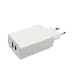 SPRING CHARGEUR SECTEUR 3A USB/TYPE C BLANC
