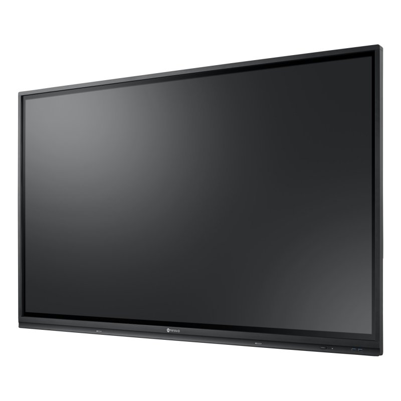 AG Neovo IFP-6503 Écran plat interactif 163,8 cm (64.5") LCD 400 cd/m² 4K Ultra HD Noir Écran tactile Intégré dans