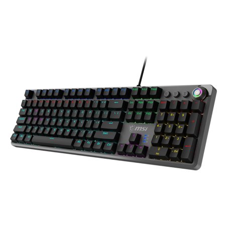 MSI FORGE GK310 RED DE keyboard Gaming USB QWERTY German Black