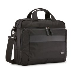 NOTION 14IN SLIM BLACK BRIEFCASE