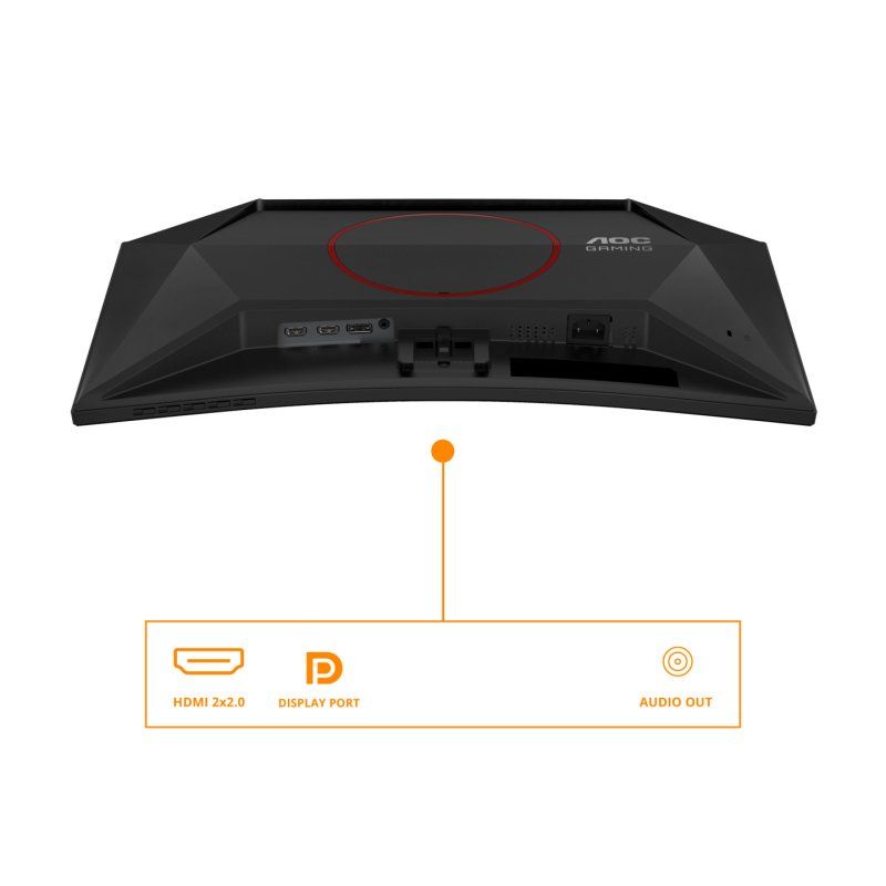 AOC G4 C24G42E computer monitor 59.9 cm (23.6") 1920 x 1080 pixels Full HD LED Black, Red