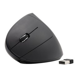 DACOMEX Wireless Vertical Mouse (left hand) V150-WG-R black