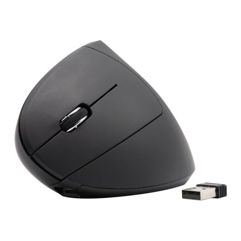 DACOMEX Wireless Vertical Mouse (left hand) V150-WG-R black