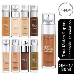 L'Oreal Paris True Match Liquid Foundation SPF 17 30ml