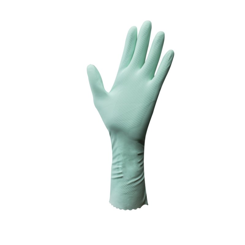 Vileda Extra Sensation Gants de ménage Vert Coton, Latex 1 pièce(s)