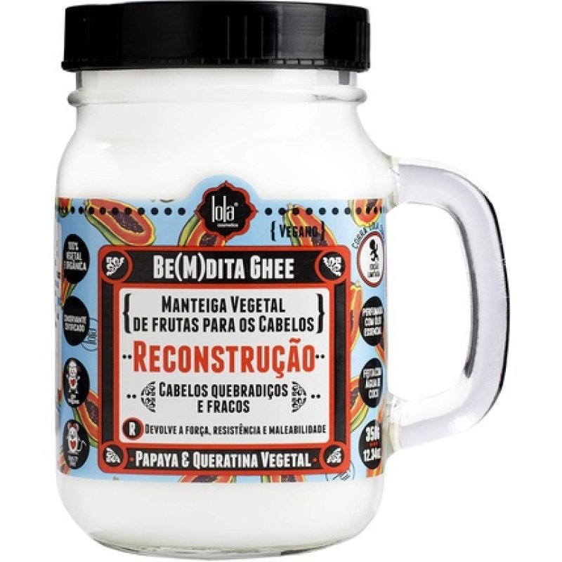 Lola Bem Dita Ghee - Papaya & Queratina Vegetal Reconstrucao 350 Gr