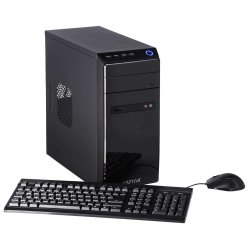 CAPTIVA Power Starter I81-132 Intel Core™ i3 i3-12100 8 Go DDR4-SDRAM 250 Go SSD Windows 11 Home Midi Tower PC Noir