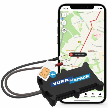 Yukatrack easyWire GPS Universel Dispositif GPS Noir