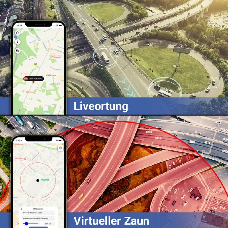 Yukatrack easyWire GPS Universel Dispositif GPS Noir