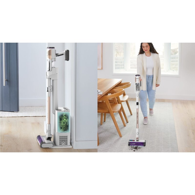 Shark IW3611DE stick vacuum/electric broom Battery Dry Allergy filter Bagless 2 L 240 W Brass, White 2.5 Ah