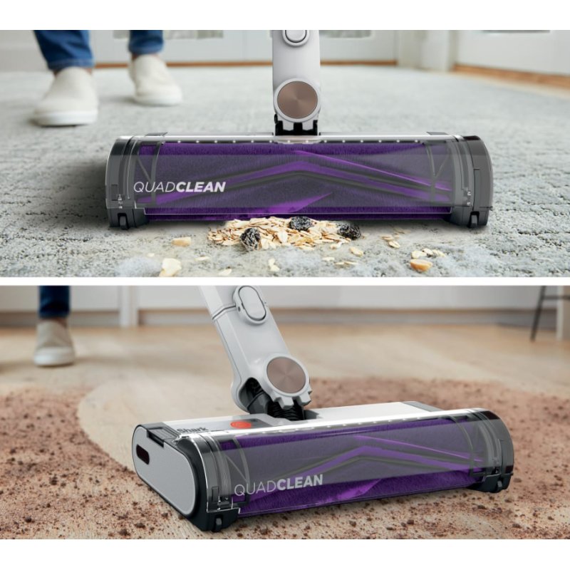 Shark IW3611DE aspirateur balai et balai électrique Batterie Sec Filtre allergène Sans sac 2 L 240 W Laiton, Blanc