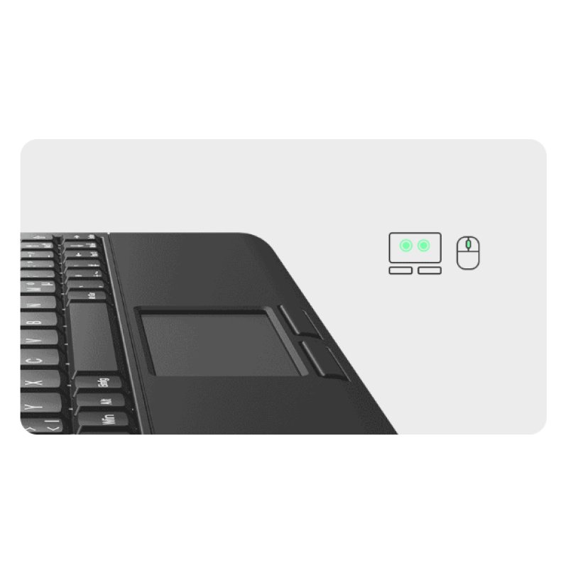 KeySonic TAS KSK-3210ELU (DE) Super-Mini Touchpad schwarz
